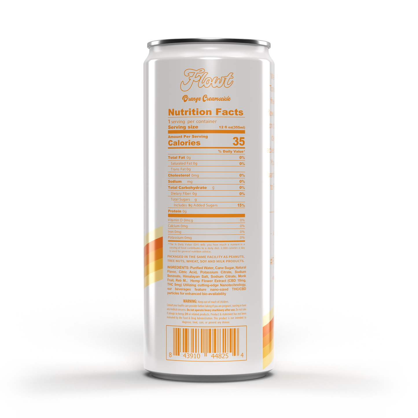 Orange Creamsicle THC-Infused Social Tonic