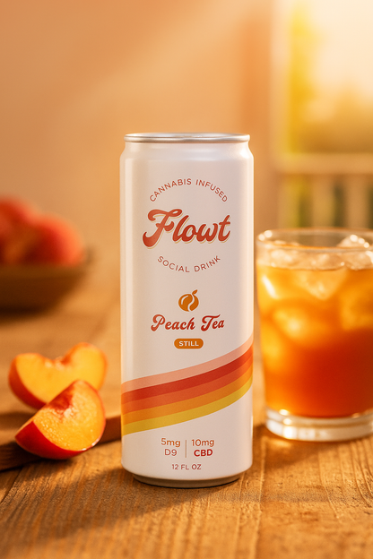 THC-Infused Peach Tea