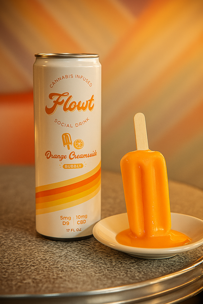 Orange Creamsicle THC-Infused Social Tonic