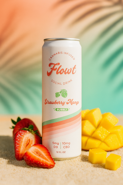 Strawberry Mango THC-Infused Social Tonic